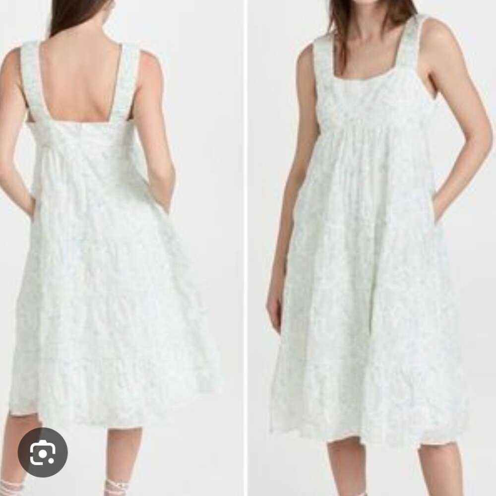 Amanda Uprichard Green Midi Dress